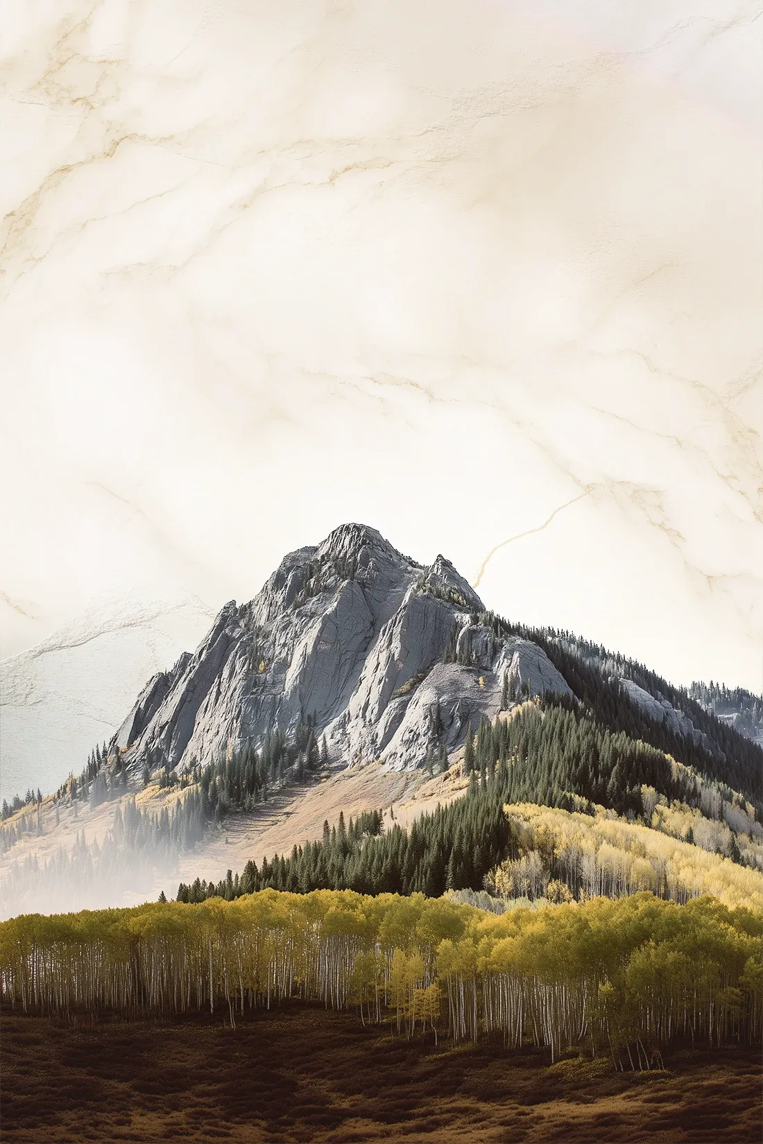 Stone mountain landscape